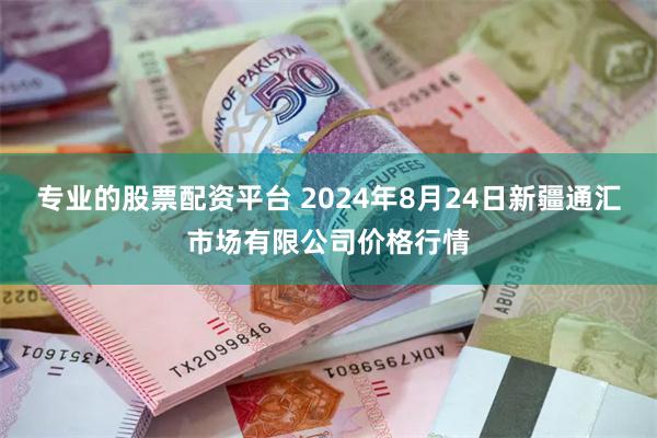 专业的股票配资平台 2024年8月24日新疆通汇市场有限公司价格行情